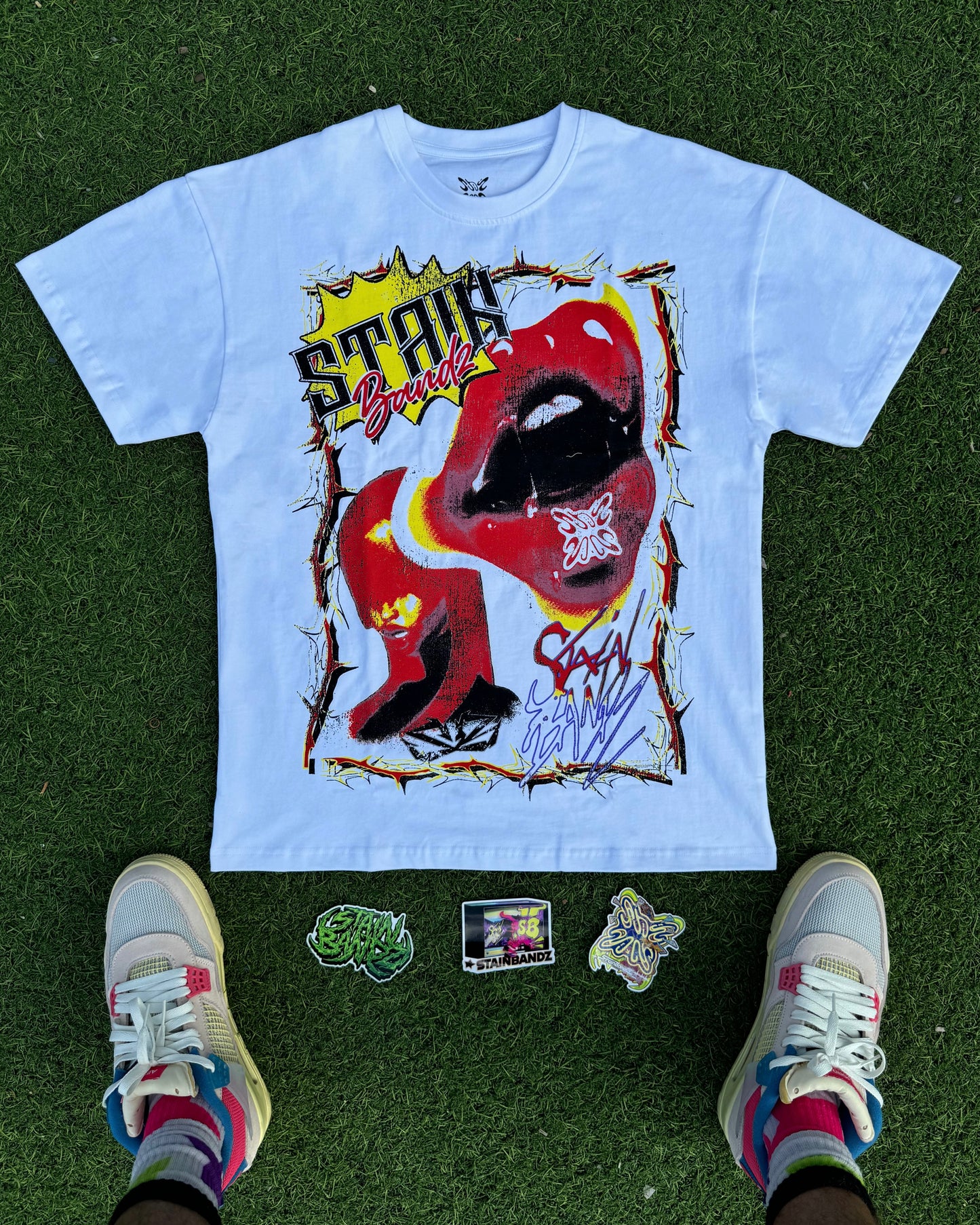 STAINBANDZ LIPS T SHIRT