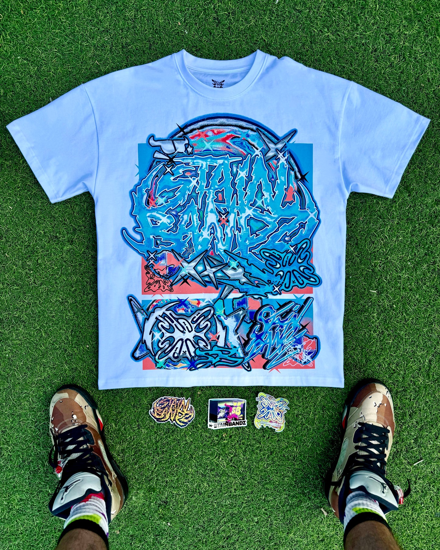 BLUE CHROME T SHIRT