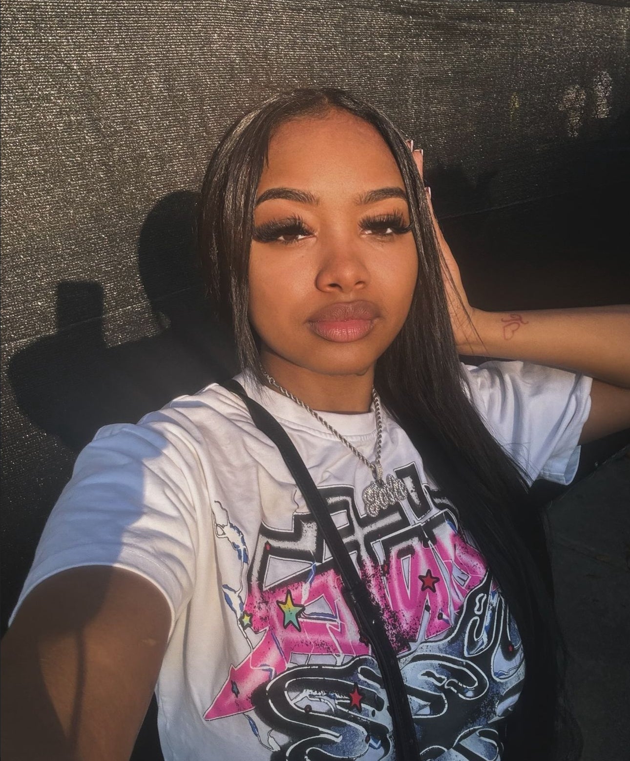 STAINBANDZ PINK RAIN T SHIRT
