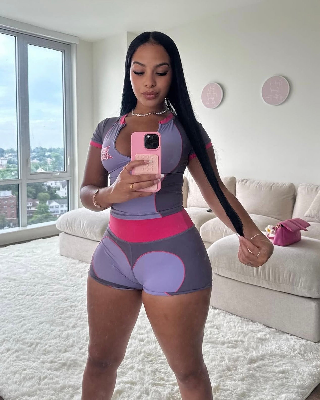STAINBANDZ WOMENS TOP (RASBERRY)