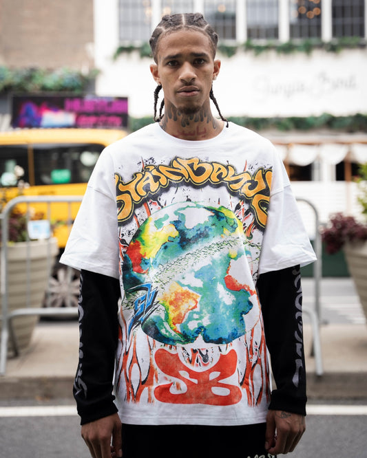 OVERSIZED SB THERMAL WHITE