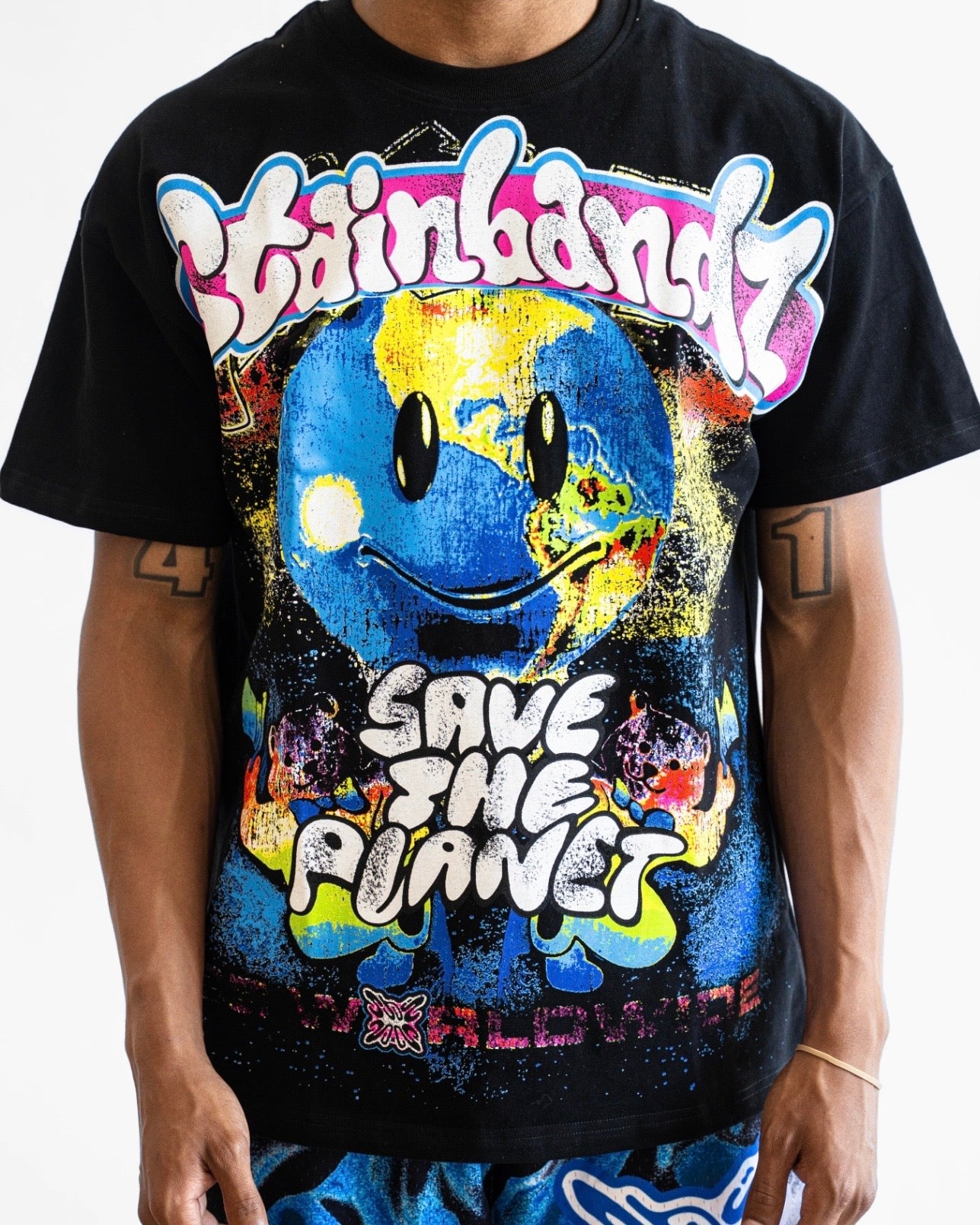 STAINBANDZ SAVE THE PLANET SHIRT