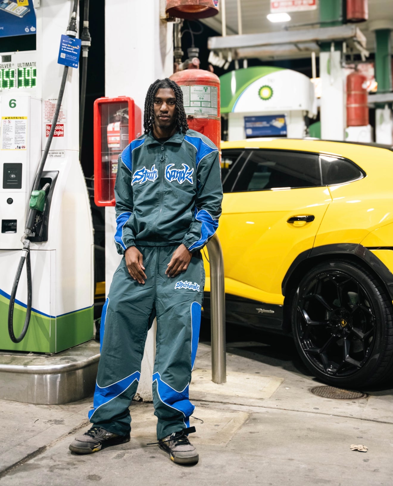 パーカー BONDING SET UP   PANTS Lsize STAINBANDZ TRACKSUIT BOTTOM – STAINBANDZSTUDIOS