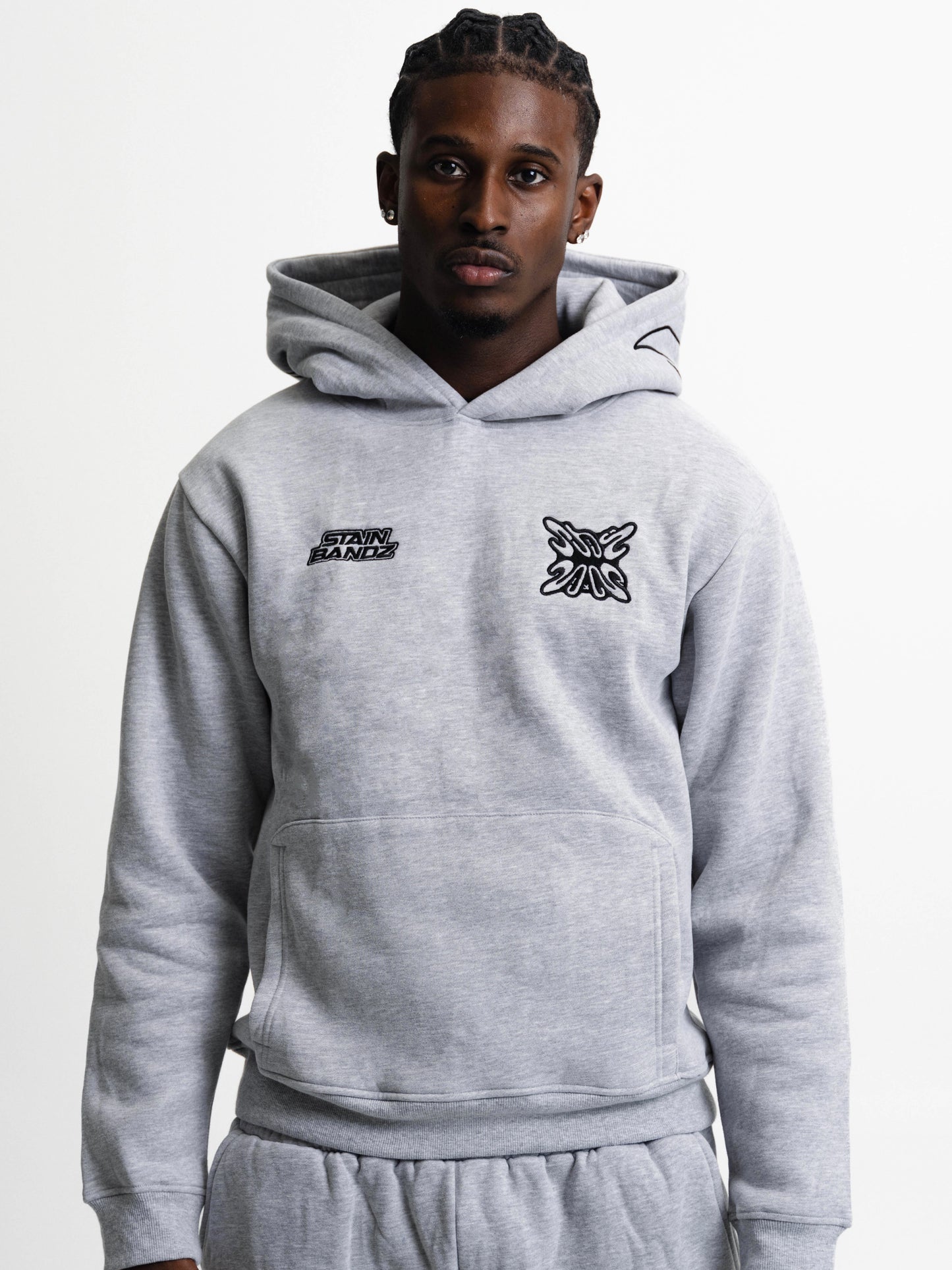 STAINBANDZ PLUS HOODIE (GREY)