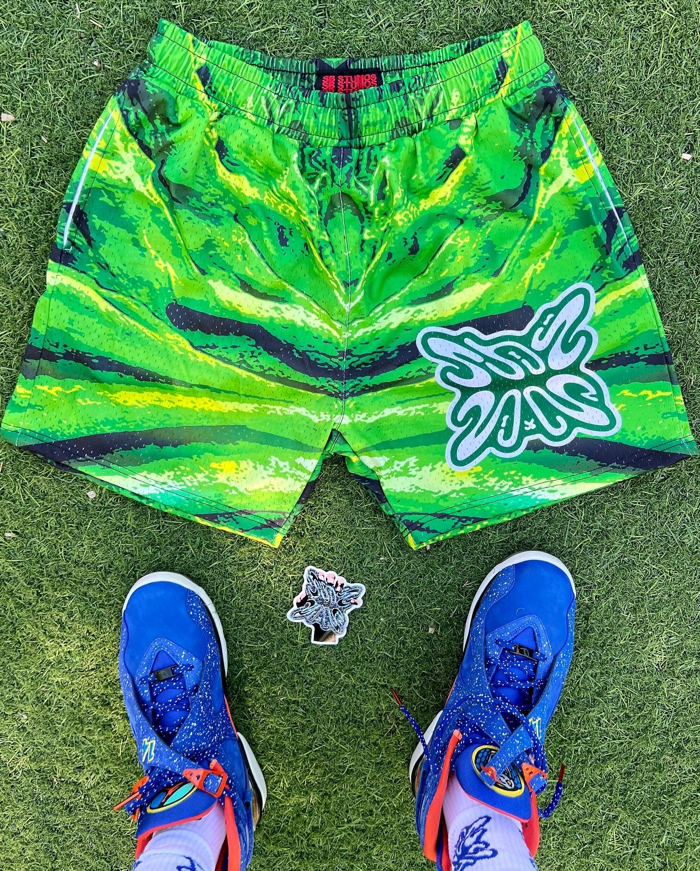 SB MULTICOLOR SHORTS V2 STAINBANDZSTUDIOS
