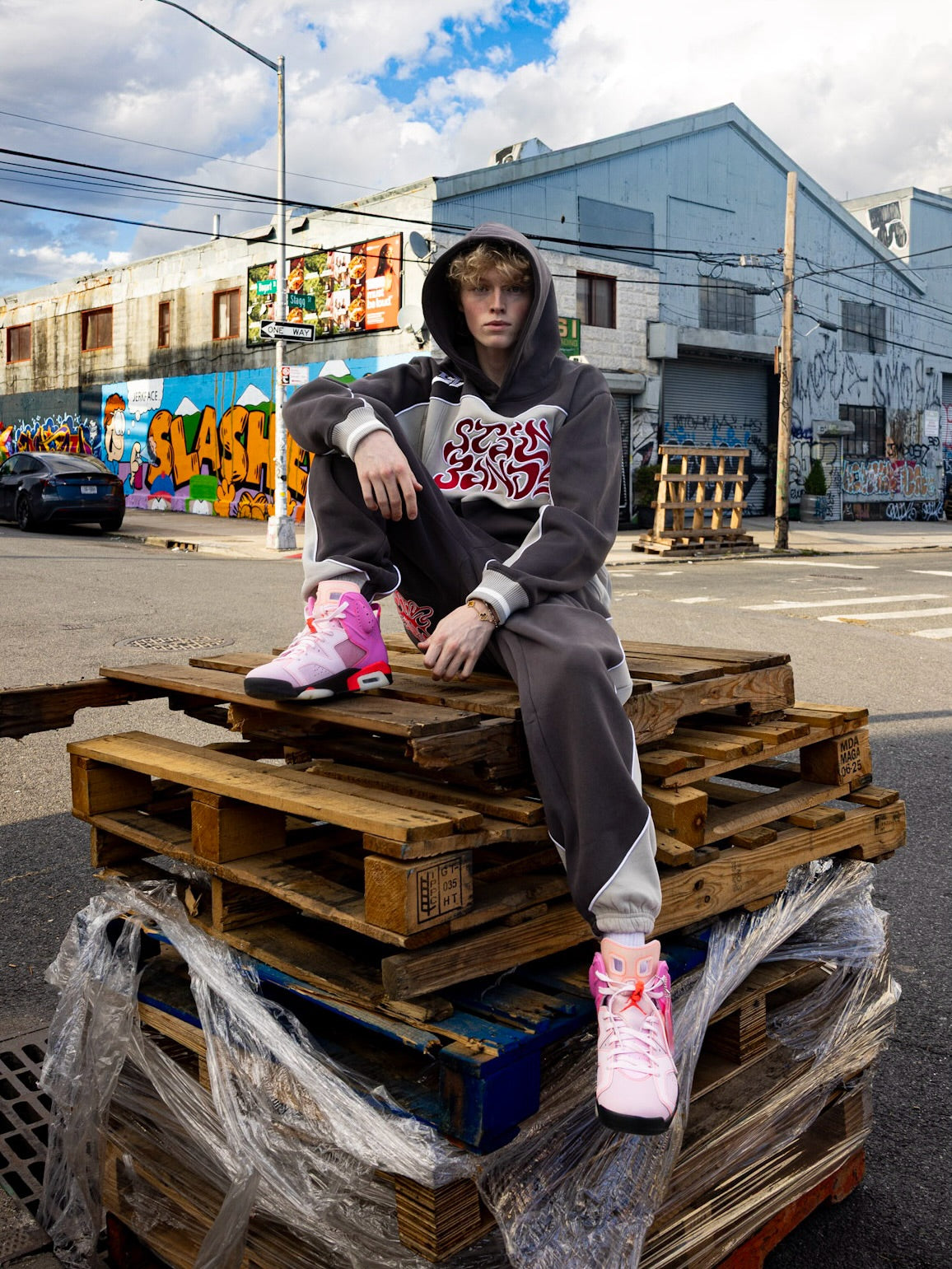 STAINBANDZ PANEL HOODIE
